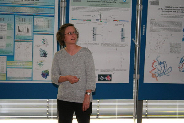 The talk "Festkörper-NMR-Spektroskopie zur Untersuchung biologischer Systeme" was given by Prof. Dr. Henrike Heise from Düsseldorf.